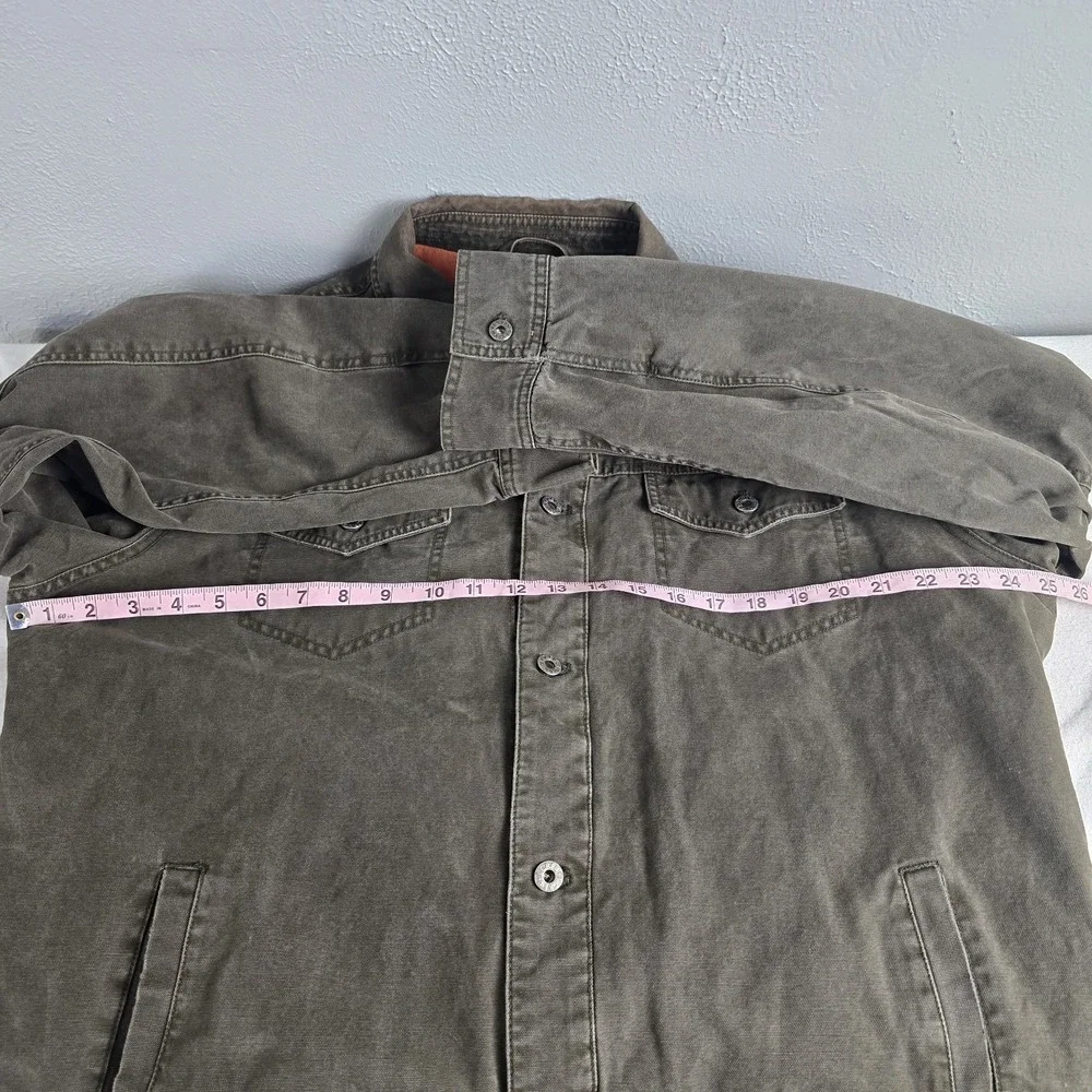 J.Crew Mens Barn Coat Chore Canvas Jacket Large‎ Brown Corduroy Lined VTG
